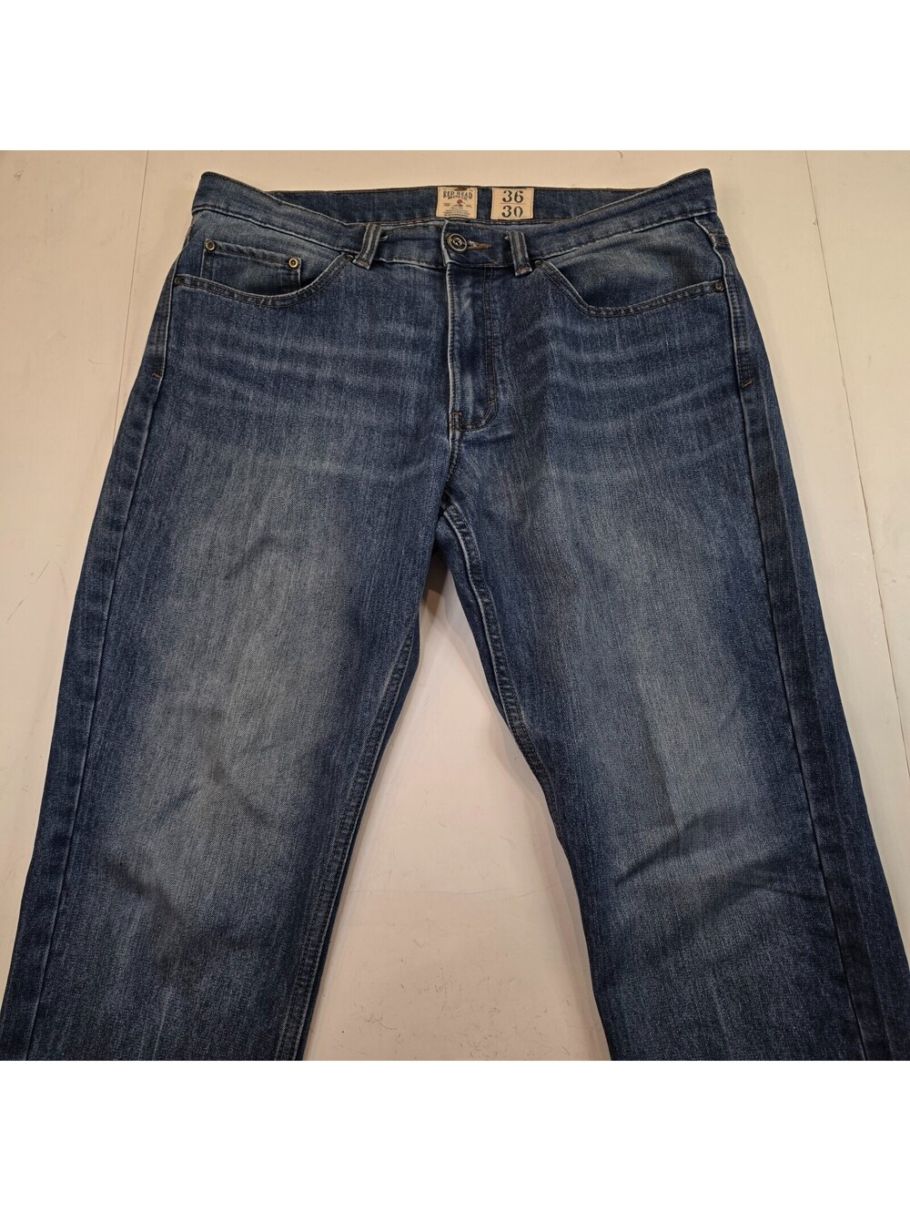 Redhead Original Quality Men's 36x30 Blue Jeans Pants Bass Pro-MSB